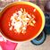 El cooksnap de Evita cuando hizo Gazpacho de pimientos y comino.