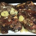 El cooksnap de Mjmd cuando hizo Cabezas de cordero lechal asadas.