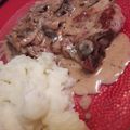 El cooksnap de Tinu Scida cuando hizo Costillas de cerdo con salsa de champiñones y crema.