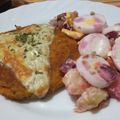 El cooksnap de ema aviles cuando hizo Hamburguesas de calabaza y Garbanzos con ensalada rusa.