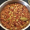 El cooksnap de puhise cuando hizo Arroz caldoso con habas frescas y bacalao EN GME, F y G y tradicional.