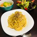 El cooksnap de 🇺🇾 𝓚𝔂𝓸 🇯🇵　🎉JPN-UY 100°ANIVERSARIO 🇺🇾🇯🇵EN 2021🎉 cuando hizo Pasta con salsa Carbonara el artesano del carbón de leña Japonés CARBONARA🇮🇹🇺🇾🇯🇵炭焼き職人風パスタ・カルボナーラ.