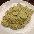 El cooksnap de Angélica Ortiz Pinilla cuando hizo Tortilla de mariscos con puré de brócoli.