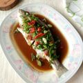Cooksnap dari Mira Rozanna untuk resep Siakap Stim Chinese Style a.k.a Ikan Kukus Ala Hongkong