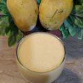 Khalida Misbah's cooksnap of when they made Mango shake.