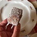 kisördög Cooksnap-ja, amikor elkészítette a(z) Kókuszkocka receptet.