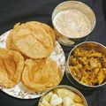 @shipra verma का कुकस्नैप जब उन्होंने पूरी सब्जी और सेवई (Puri sabzi aur sevai recipe in hindi) बनाया था।