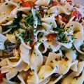 Szthymus Cooksnap-ja, amikor elkészítette a(z) Spagetti koktélparadicsommal, mozzarellával, friss bazsalikommal receptet.
