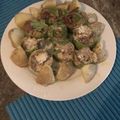El cooksnap de Joséph Romero cuando hizo Tacos de calabacín rellenos.