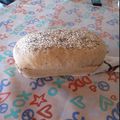 El cooksnap de Katherine Fullop cuando hizo Pan 100% integral con semillas.