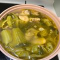 吳依瑾 的 蛤蜊芥菜雞湯 cooksnap