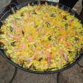El cooksnap de betty cuando hizo Paella de marisco.
