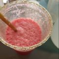 El cooksnap de Esmeralda Torres cuando hizo Licuado de cereza.