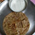 Sunita Bhargava का कुकस्नैप जब उन्होंने प्याज आलू पराठा (Pyaz aloo paratha recipe in hindi) बनाया था।