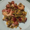 El cooksnap de La Jícara cuando hizo Salteado de salchichas y maíz.
