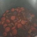 El cooksnap de pili cuando hizo Estofado de ternera con patata y alcachofa.