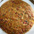 Cooksnap nur syuhada semasa beliau membuat Butter Cake Rainbow.