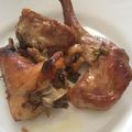El cooksnap de Marga Arranz cuando hizo Conejo al horno con toque de romero.