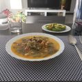 El cooksnap de Mónica Martín cuando hizo Garbanzos con acelgas.