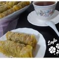 کوک اسنپ مطبخ لیلا بعد از امتحان کردن باقلوا استانبولی.