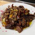 Cooksnap Cempaka Putih semasa beliau membuat Daging Goreng Ketumbar.