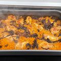 El cooksnap de Mery cuando hizo Arroz a la Paella de Alitas de Pollo y Boletus con Mayonesa de Trufa.