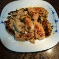 El cooksnap de Encarni Jiménez cuando hizo Solomillo de pollo con vino blanco.