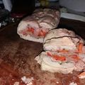 El cooksnap de Ian y sama cuando hizo Solomillo de cerdo arrollado.