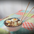 El cooksnap de Sr Chirimoyo cuando hizo Ramen casero.