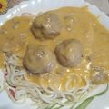 Krisztina Sàtor Cooksnap-ja, amikor elkészítette a(z) Bakonyi hùsgombòc (spagettivel.) receptet.