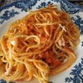 El cooksnap de María José Armero Calero cuando hizo Espaguetis a la boloñesa. (Thermomix).