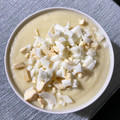 El cooksnap de Angela cuando hizo Crema de coliflor y manzana.
