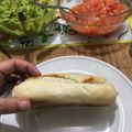 El cooksnap de Anai Fernanda cuando hizo Pan frica y pan de completo.