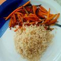 El cooksnap de Carla Elizabeth cuando hizo Arroz con salteado de verduras.