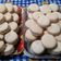 El cooksnap de Karla Salina cuando hizo Alfajores de maizena de colores.