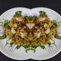 HEMA OZA's cooksnap of when they made ફરાળી ભેળ (Farali Bhel Recipe In Gujarati).