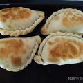 El cooksnap de Natalia cuando hizo Empanadas de pollo y salsa blanca.