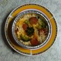 Cooksnap dari dewie novie untuk resep Steam Rice - Broccoli Cheese