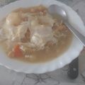 El cooksnap de Ari Rodriguez cuando hizo Sopa de verduras con fideos y garbanzos.
