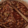 El cooksnap de Daniel Ramos cuando hizo Carne Polaca.