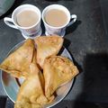 Babita Gupta's cooksnap of when they made Samosa.