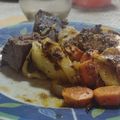 El cooksnap de Manuela Reche cuando hizo Tapa de nalga al horno con papas.