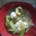 El cooksnap de btbandhappy2 cuando hizo Sopa de chile poblano y queso Oaxaca.