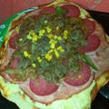 El cooksnap de bárbara cuando hizo Masa para pizza con sémola.