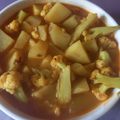 Swapna Laha's cooksnap of when they made আলু ফুলকপি র তরকারি (aloo fulkopir tarkari recipe in bengali).