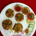 Archana Agrawal's cooksnap of when they made PROTEIN SPROUT TIKKI...High Protein Pan Fried Starter for Parties...
