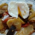 El cooksnap de Vanesa cuando hizo Huevo Poché.