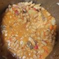El cooksnap de Julián cuando hizo Habichuelas con costillas de cerdo.