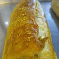 El cooksnap de Kele cuando hizo Strudel de espinaca y pollo.