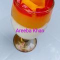 Areeba Khan's cooksnap of when they made Mango Delight.